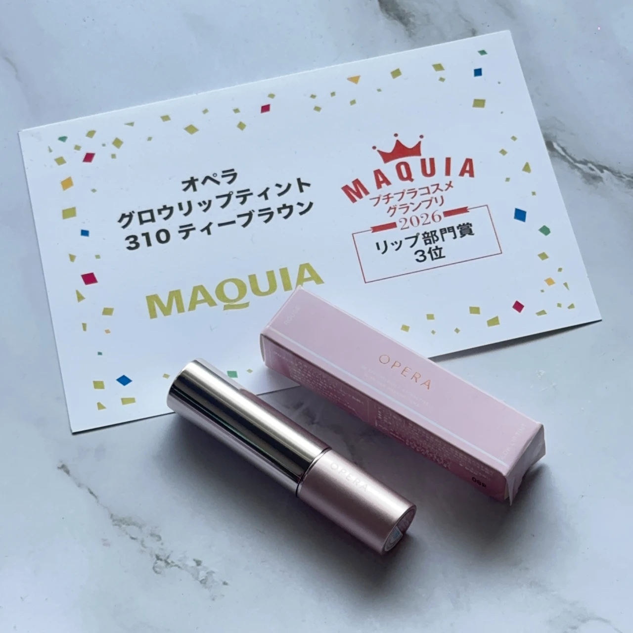 プチプラコスメグランプリ受賞♡ OPERAグロウリップティントで纏う、大人の水光ツヤ_2