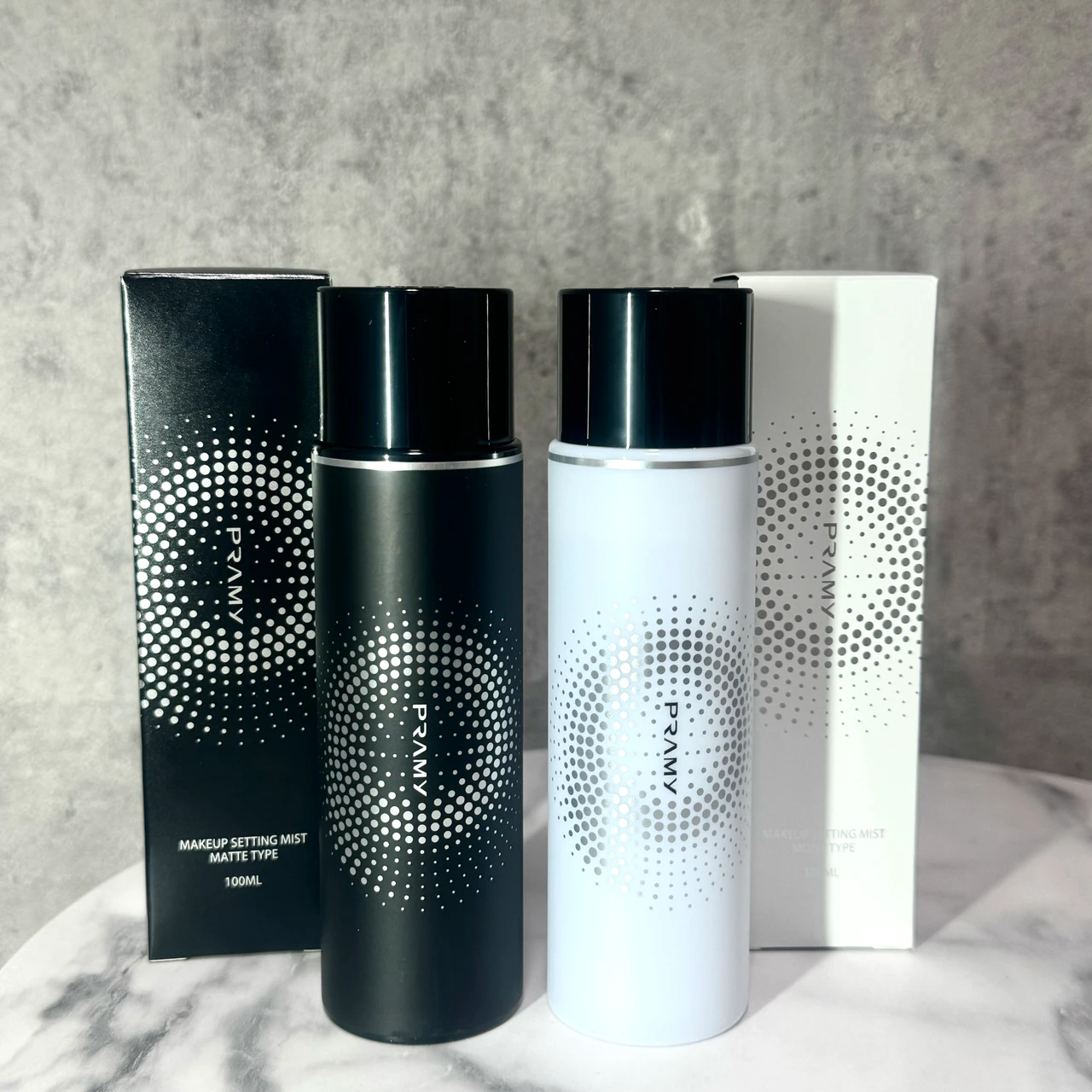 プラミーPRAMY メイクアップセッティングミスト マットタイプ モイストタイプ