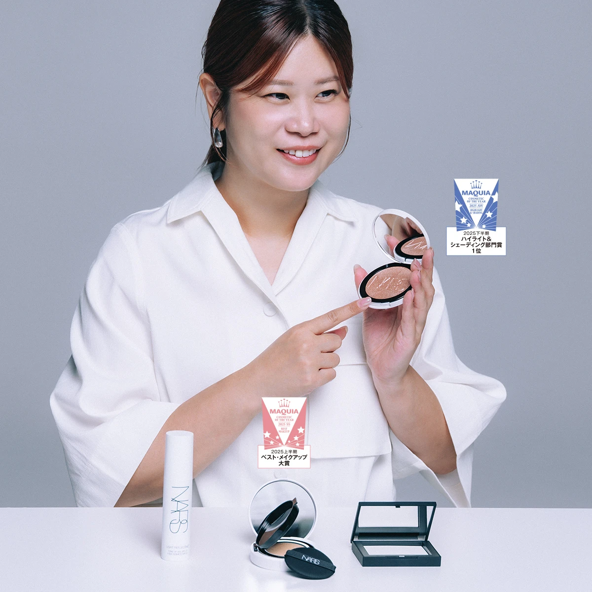 NARS　George　ライトリフレクティング ルミナイジングパウダー　ライトリフレクティングセッティングパウダー プレスト N