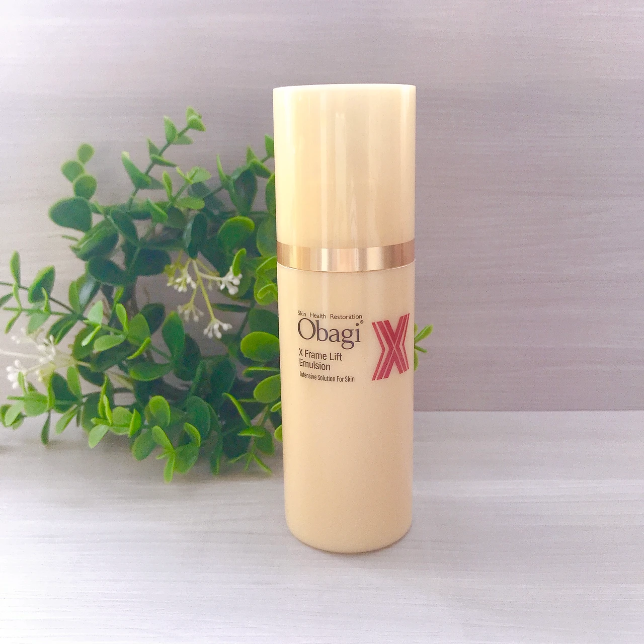 オバジXフレームリフトエマルジョン スウォッチ