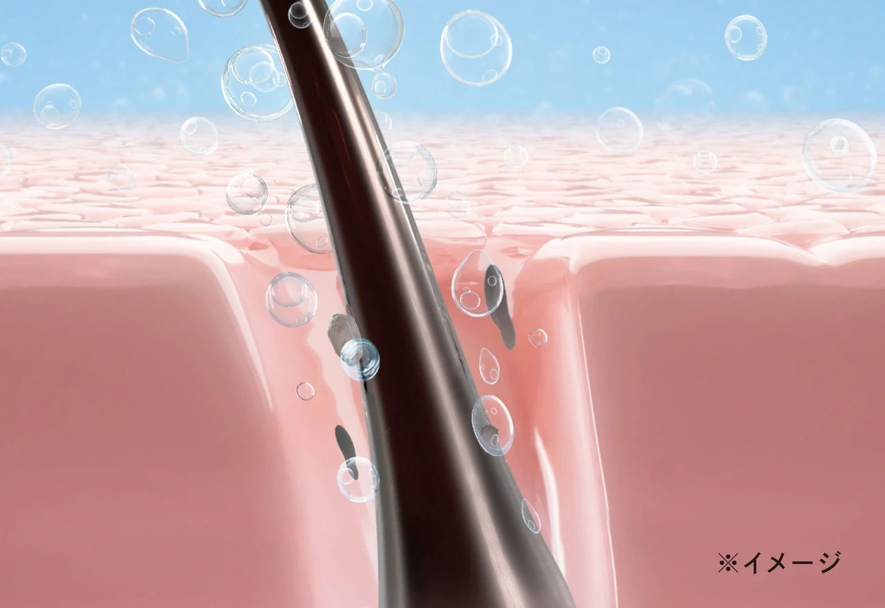 リファ シャワー　毛穴 汚れ 