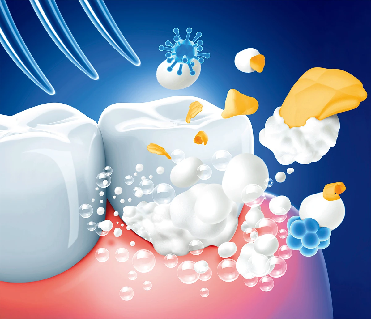 ピュオーラ炭酸ハミガキ　炭酸泡　歯磨き粉