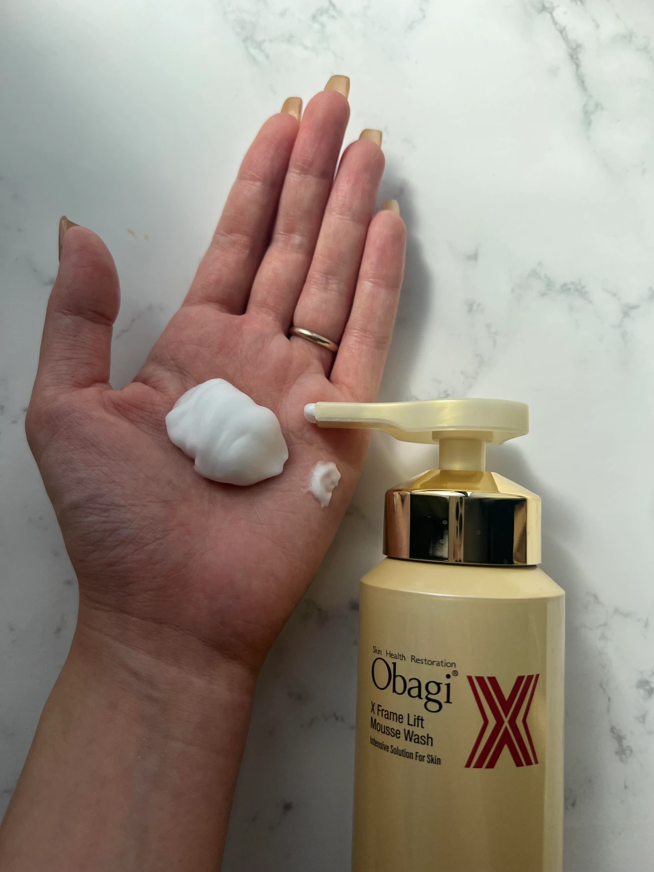 オバジX フレームリフトムースウォッシュ　使用感