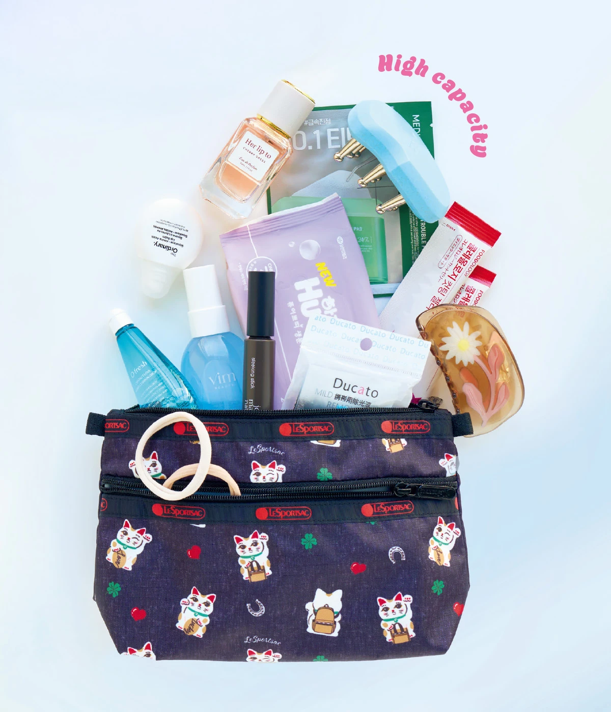 レスポートサック　大容量ポーチ　マチありポーチ