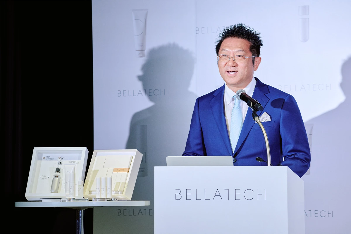株式会社BELLATECH 、代表取締役社長川添智弘 プレゼンテーション