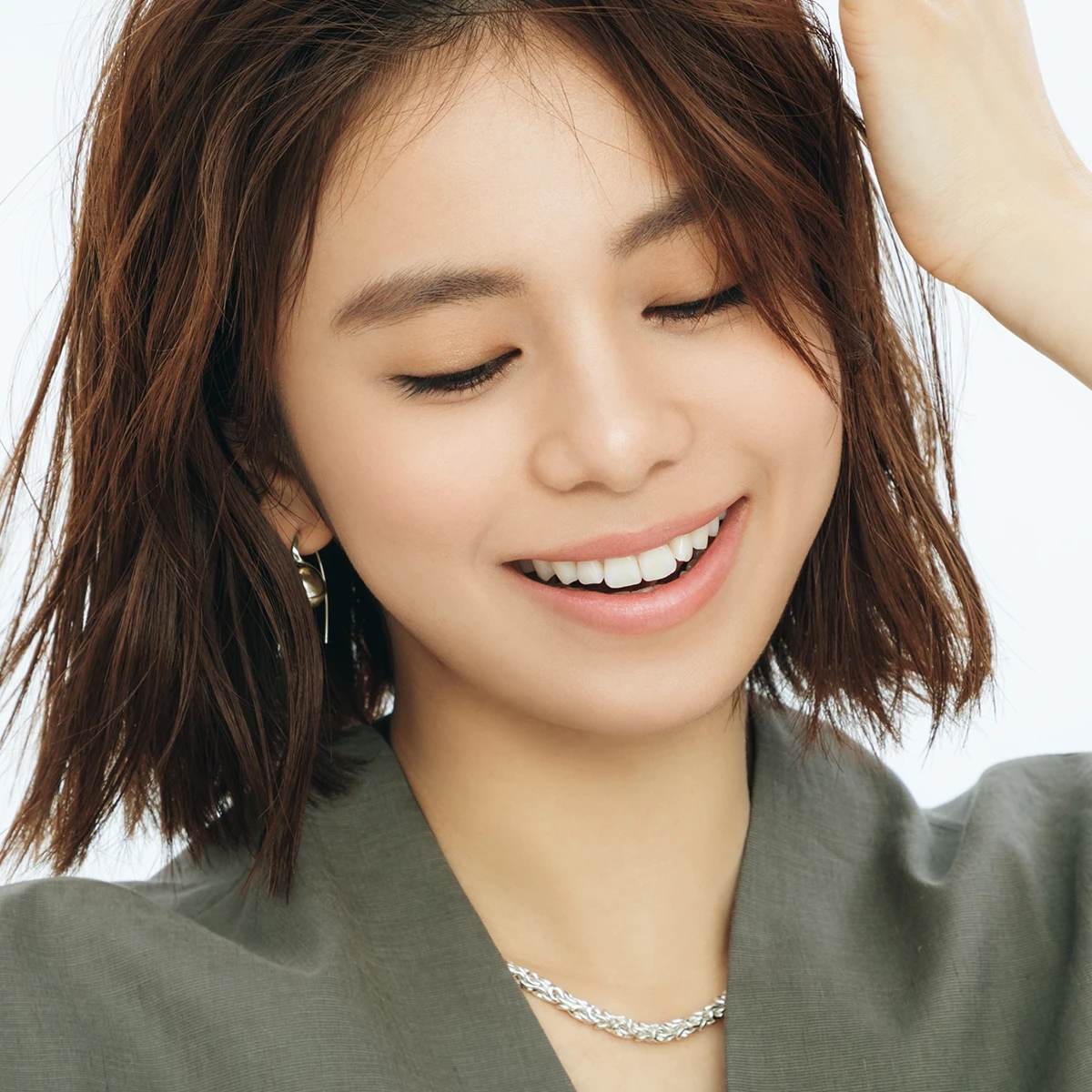 フロッキー アイブロウ マスカラ GY90を使ったメイク