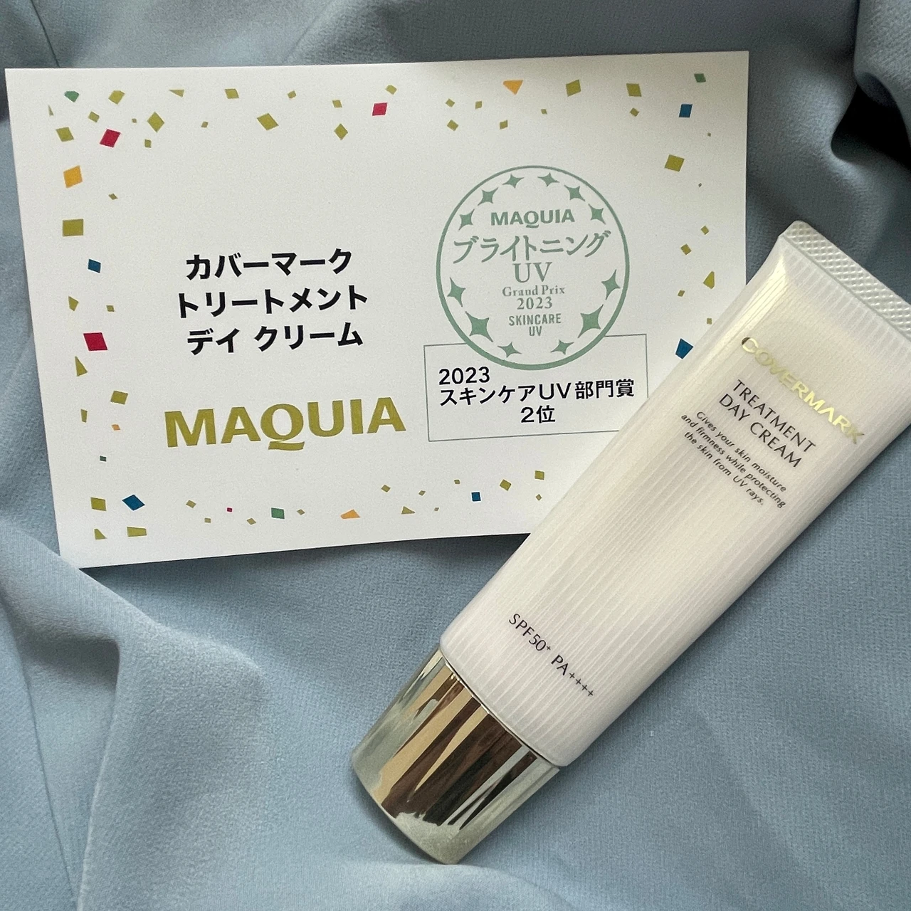 デコルテまでケア可能！伸びもなじみもSPF値も最高♡カバーマーク日焼け止め_6