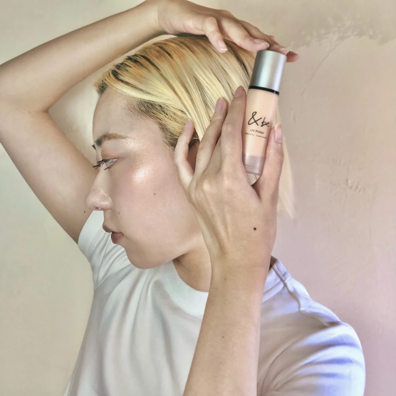 【乾燥肌におすすめ】生命力溢れる素肌感下地！&be UVプライマー【ハイライト無しで潤い満ち肌】_3_1