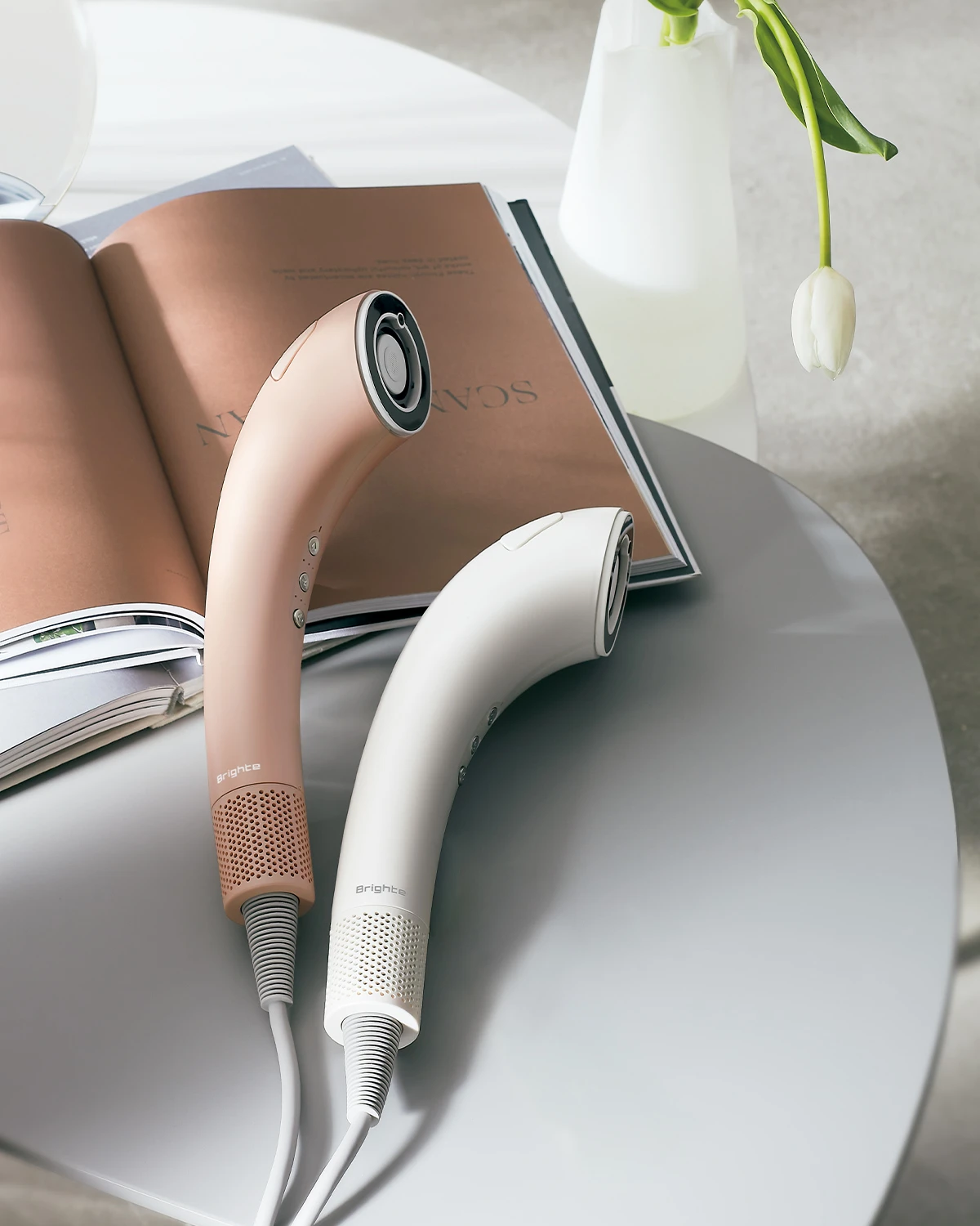 Brighte SHOWER DRYER ブライト シャワードライヤー ホワイト ピンク