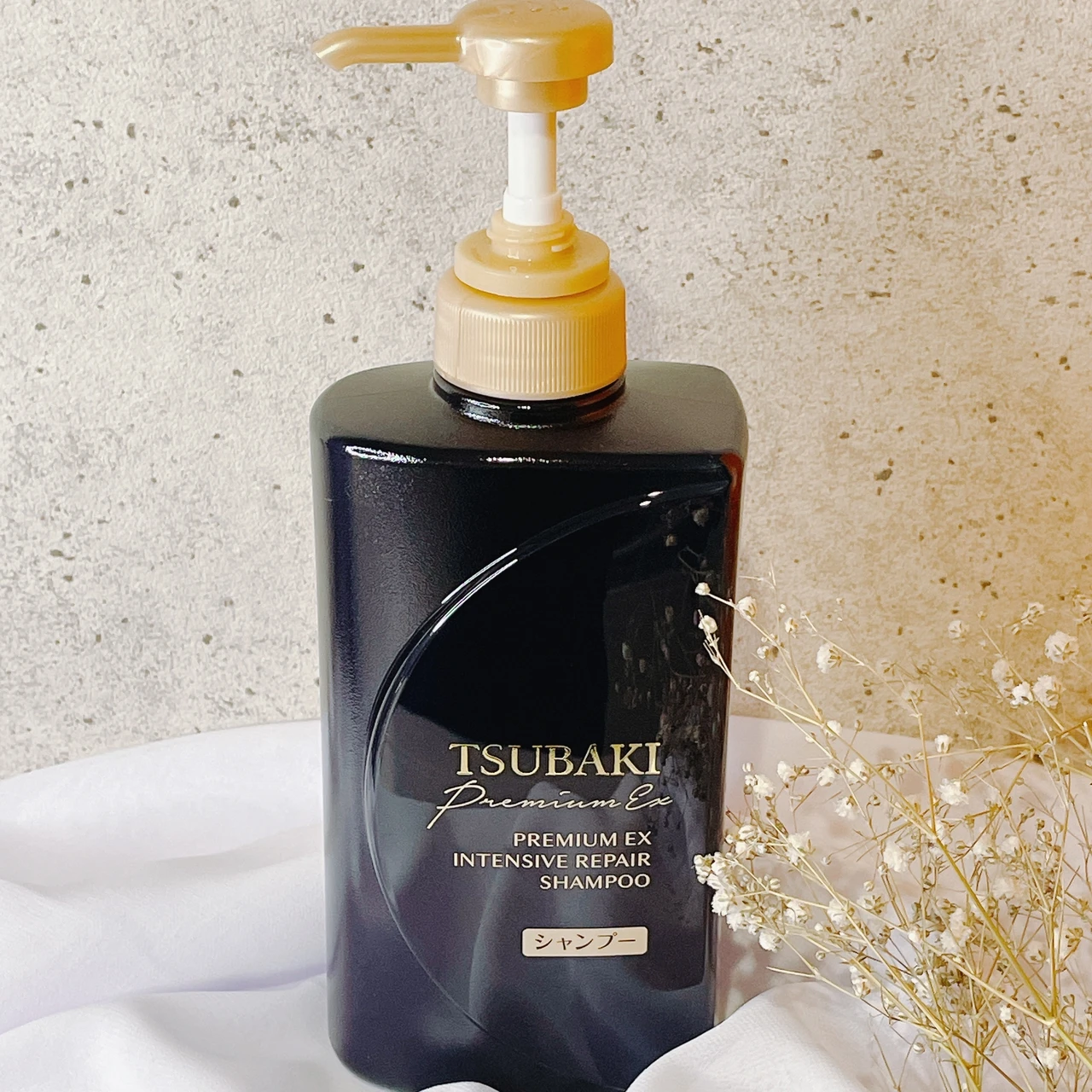 【TSUBAKI プレミアムEXシリーズ】黒TSUBAKI+金のヘアマスクで徹底ケア！艶あふれるオーラ髪へ_2_1