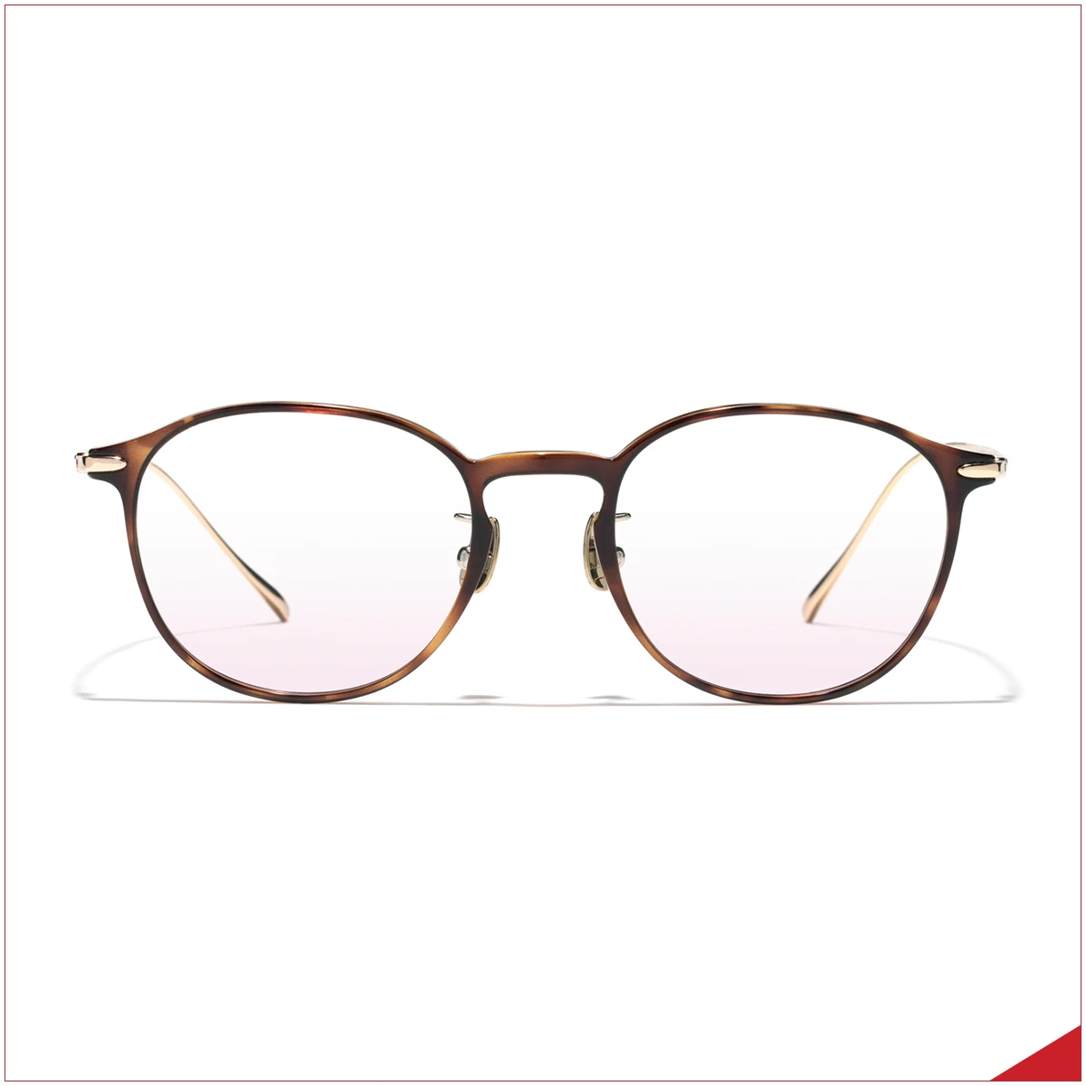 チークカラーレンズ ピンク