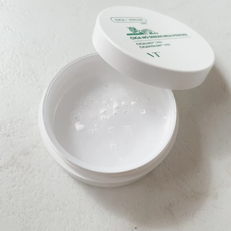 【韓国コスメ】VT CICA ノーセバム マイルドパウダー　オイリー肌＆敏感肌＆メンズ肌などすべての肌タイプ使用OK！髪やボディにも使える万能パウダーに注目！_2_1