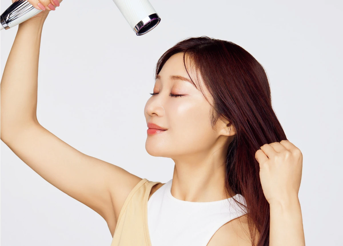 瀬戸麻実 ストレートヘア ドライヤーやアイロン併用方法