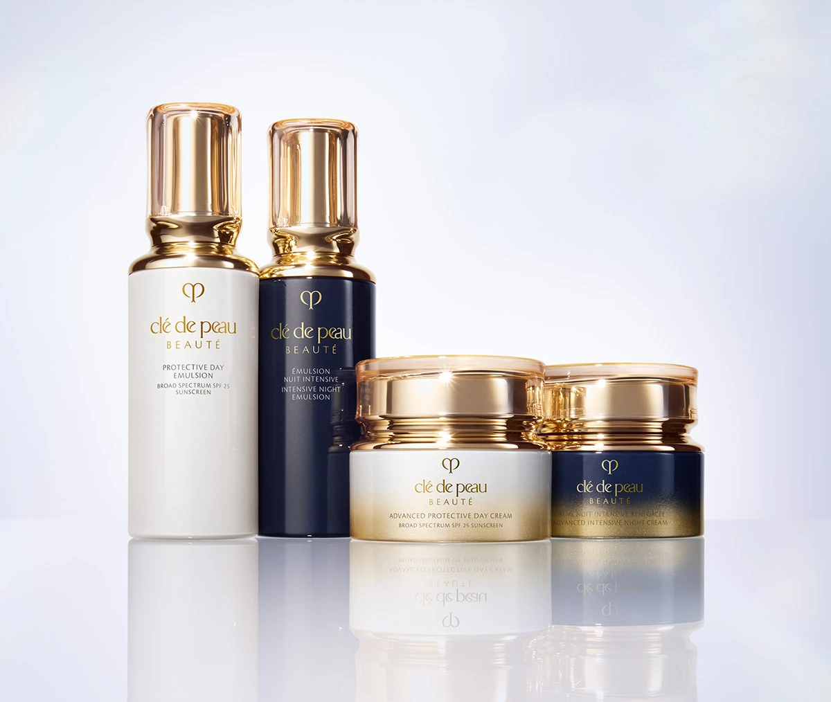 クレ・ド・ポー ボーテ　STEP3 輝きを高めるモイスチャライザー　エマルションプロテクトゥリス（ジュール）乳液　エマルションアンタンシヴ（ニュイ）乳液（夜用）　クレームプロテクトゥリスRR（ジュール）乳液・クリーム（日中用）　クレームアンタンシヴR（ニュイ）乳液・クリーム（夜用）