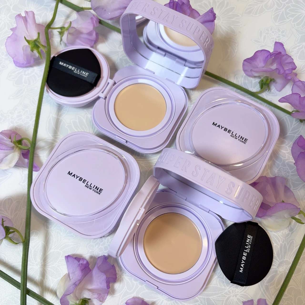 メイベリンのSPステイ クリームパクト ファンデーション