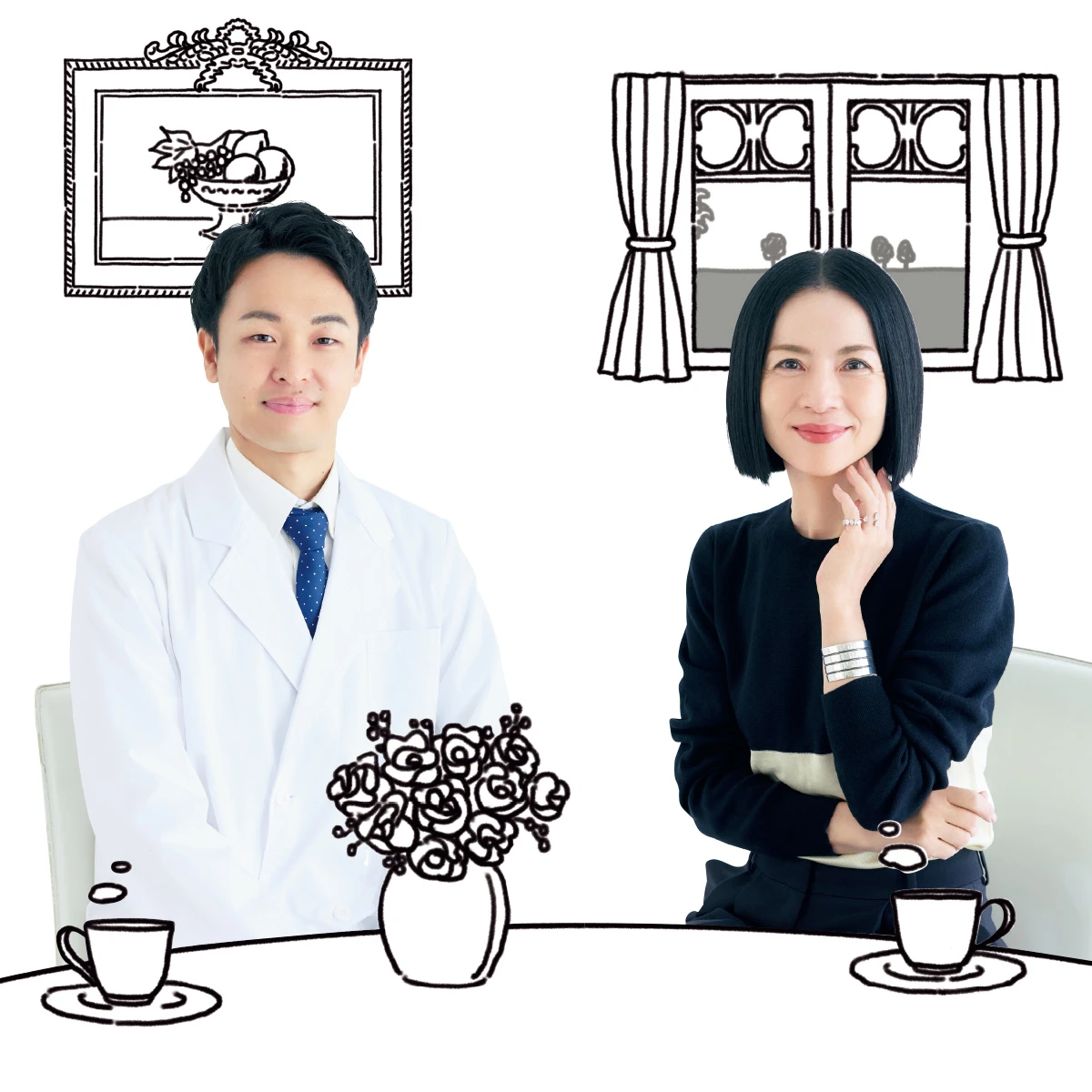 再春館製薬所　エイジングケア研究　松本千登世　大和翔吾研究員