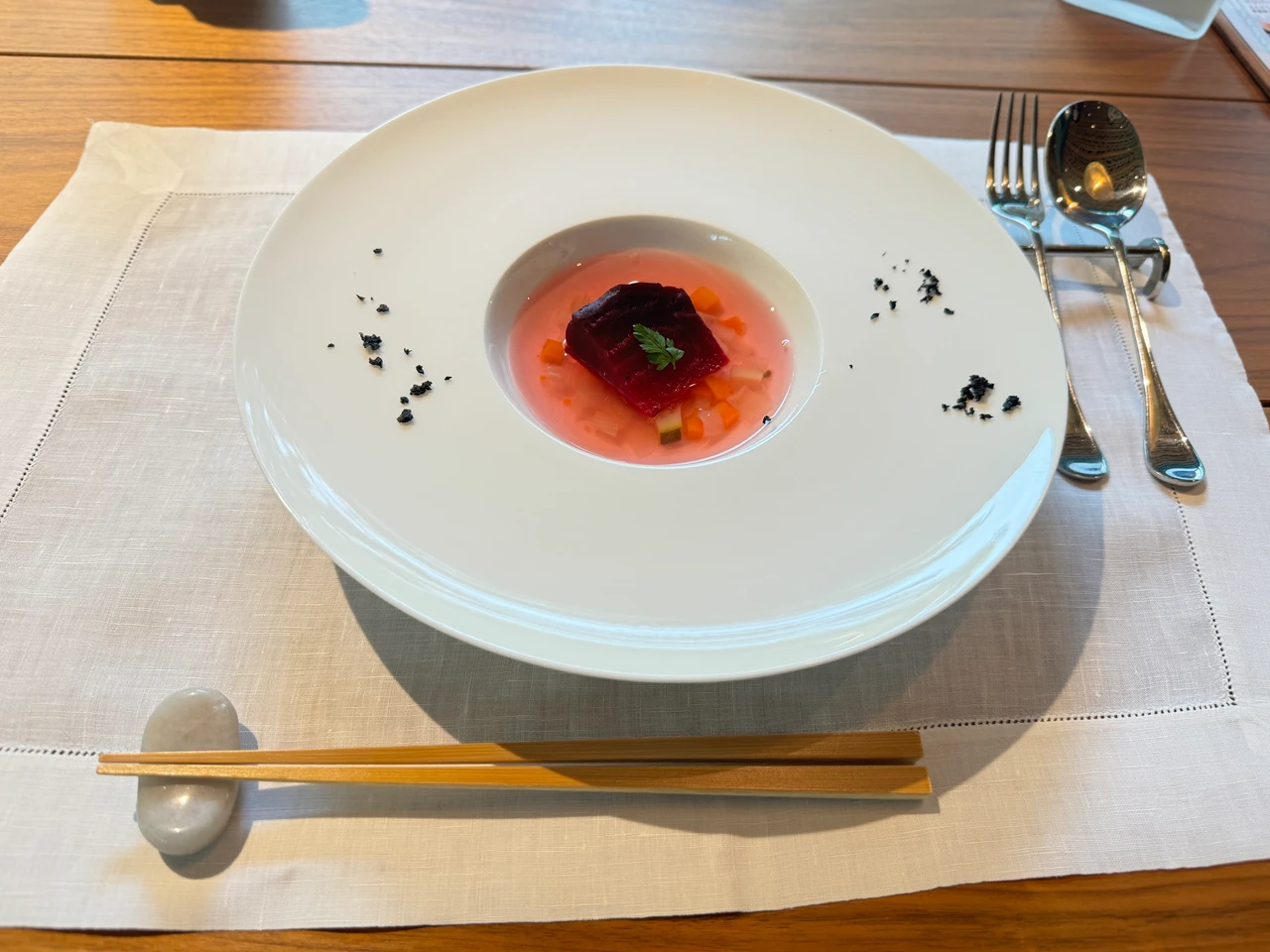 赤ビーツのスープ