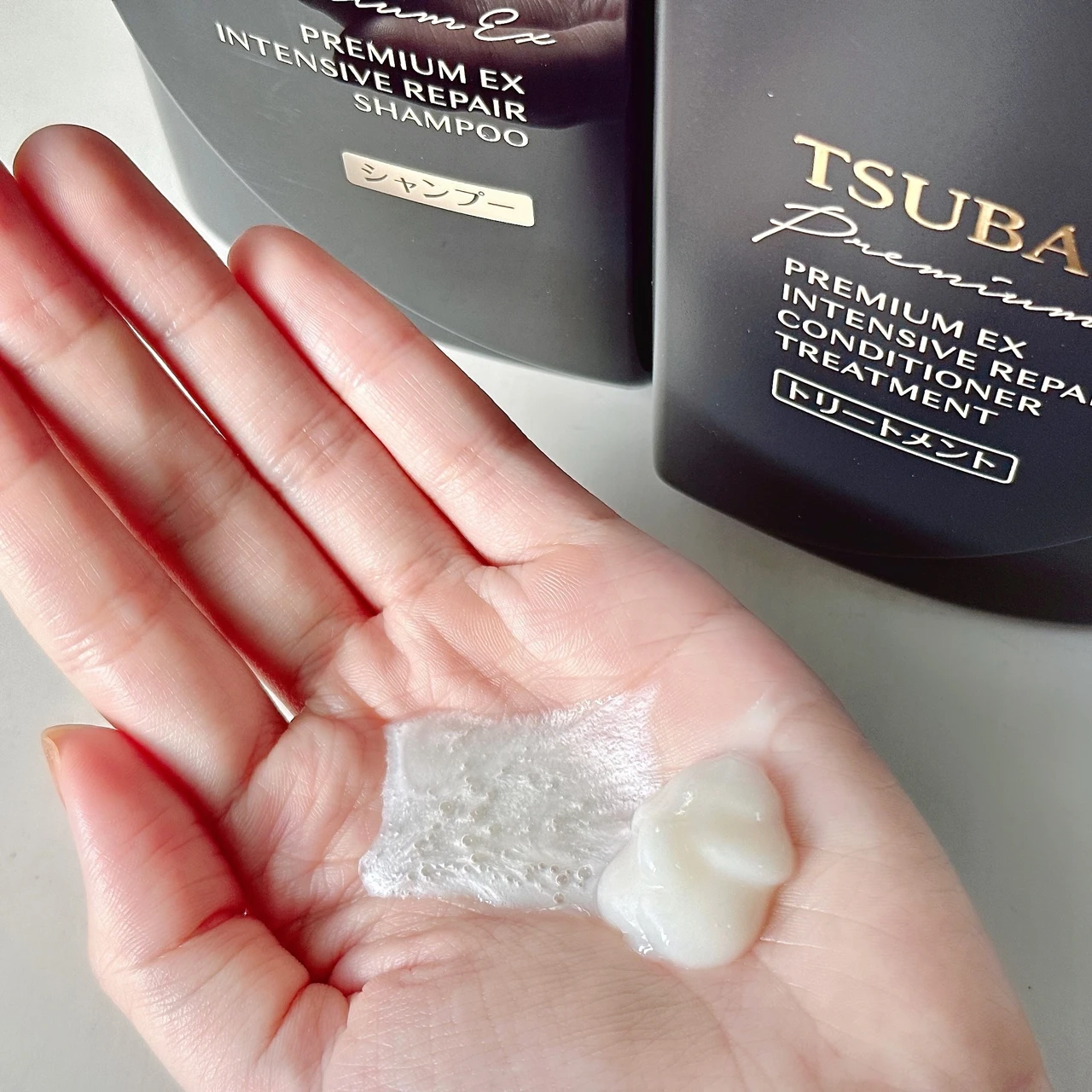 TSUBAKI プレミアムEX インテンシブリペア シャンプー トリートメント テクスチャー