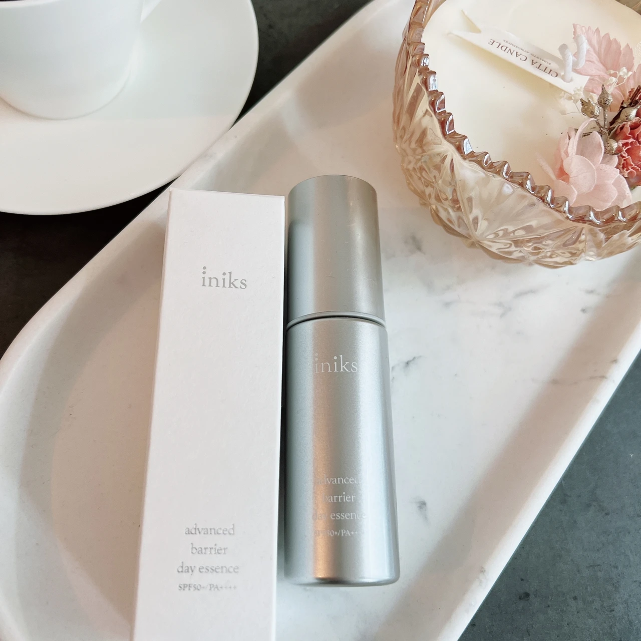 【メイク】〈3/15新発売〉iniks (イニクス)敏感肌さんの為の日中エイジングケア美容液「アドバンスバリア デイエッセンス（敏感肌用日焼け止め美容液）」_2_1