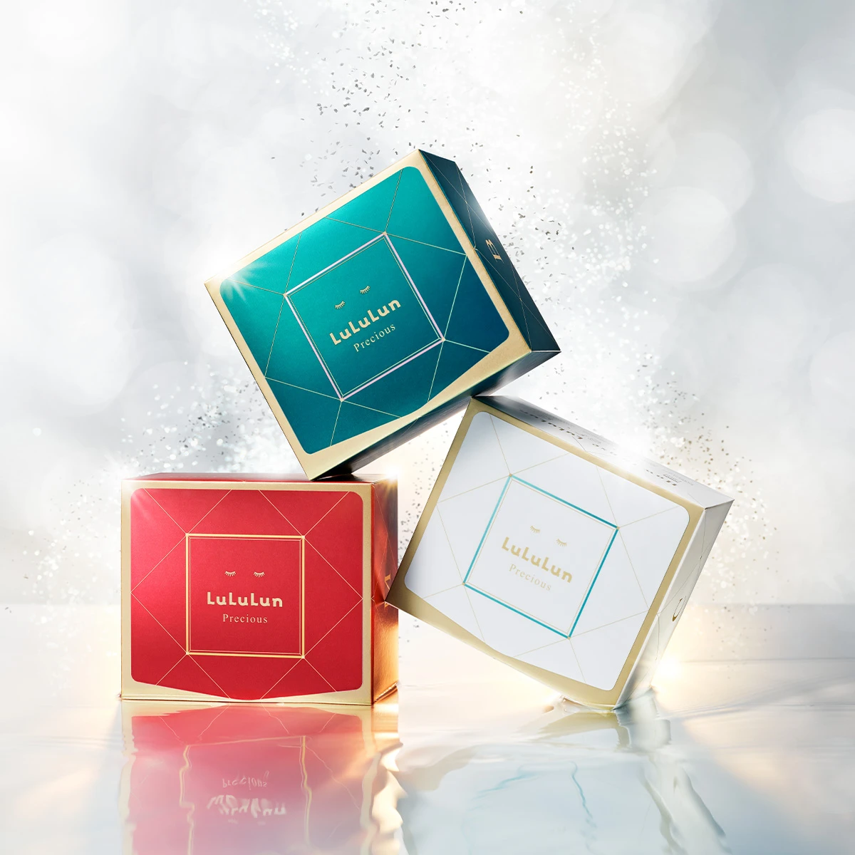 マキアサロン ルルルンプレシャス リニューアル RED GREEN WHITE