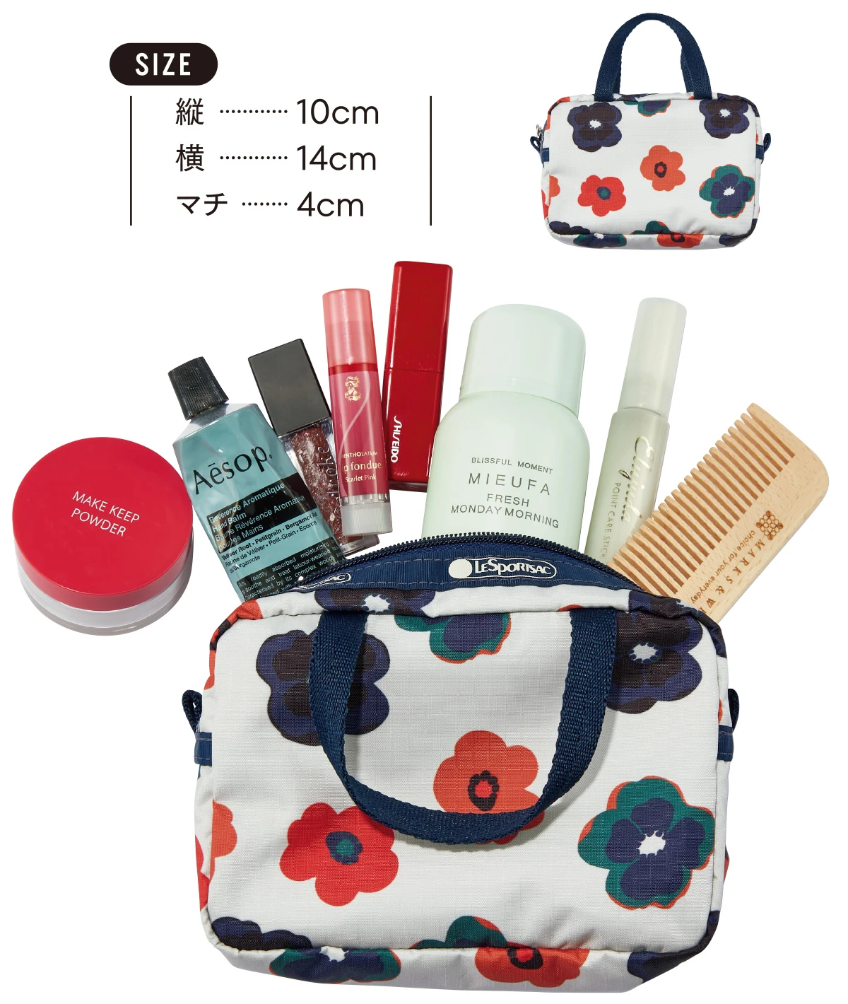 持ち運ぶ姿までオシャレにキマる バッグ風ポーチ MICRO BAG ¥5170
