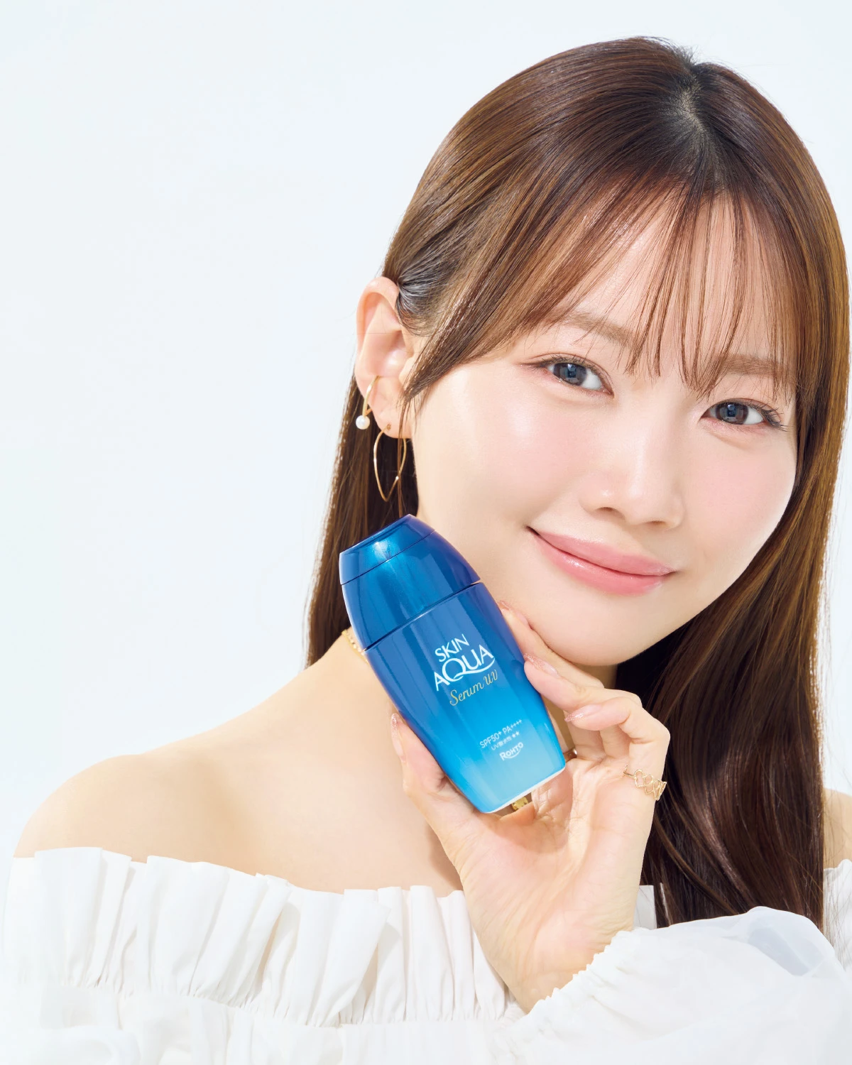 スキンアクア ヒアルロンセラムUV 水越みさと ロート製薬