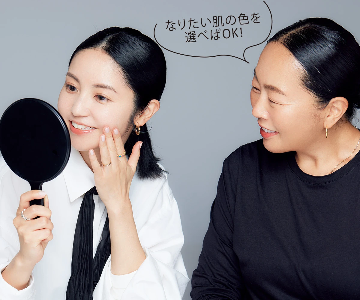 人気エディターとヘア&メイクが感動、素肌化けファンデ第二弾! 今、なりたいのは心地よく、晴れわたる肌_3
