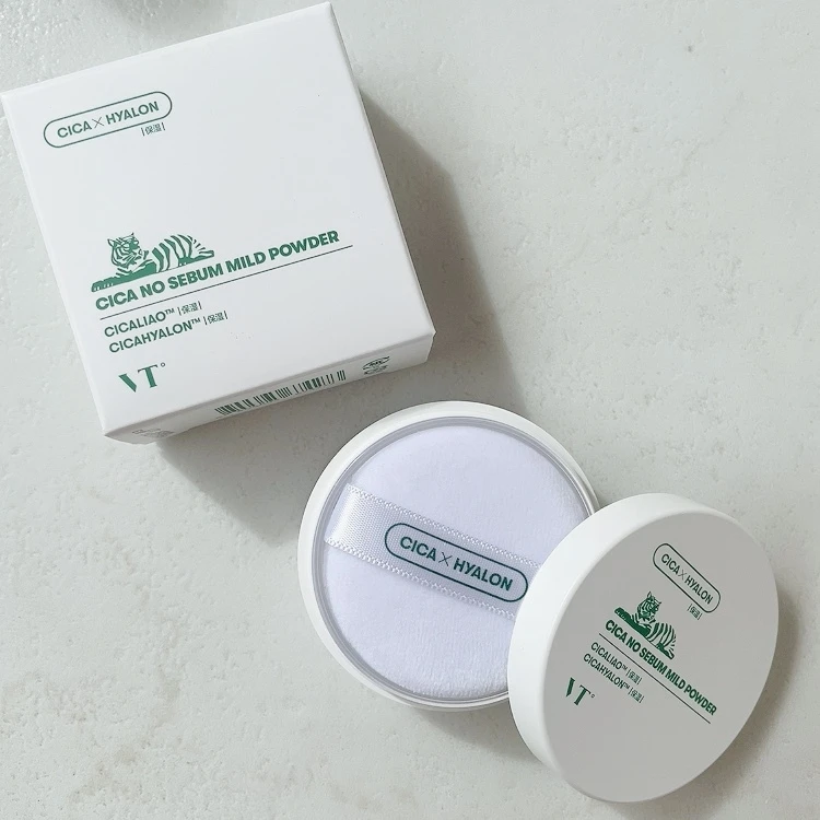 【韓国コスメ】VT CICA ノーセバム マイルドパウダー　オイリー肌＆敏感肌＆メンズ肌などすべての肌タイプ使用OK！髪やボディにも使える万能パウダーに注目！_1_2