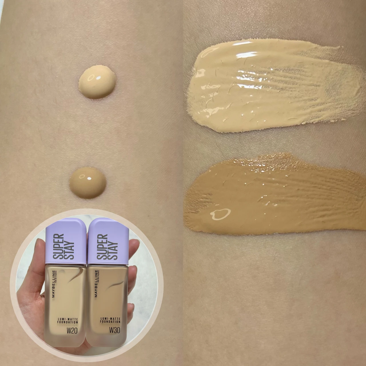【全色レビュー】2/10発売の薄膜ファンデーション メイベリン ニューヨーク
SPステイ ルミマット リキッド ファンデーション_5
