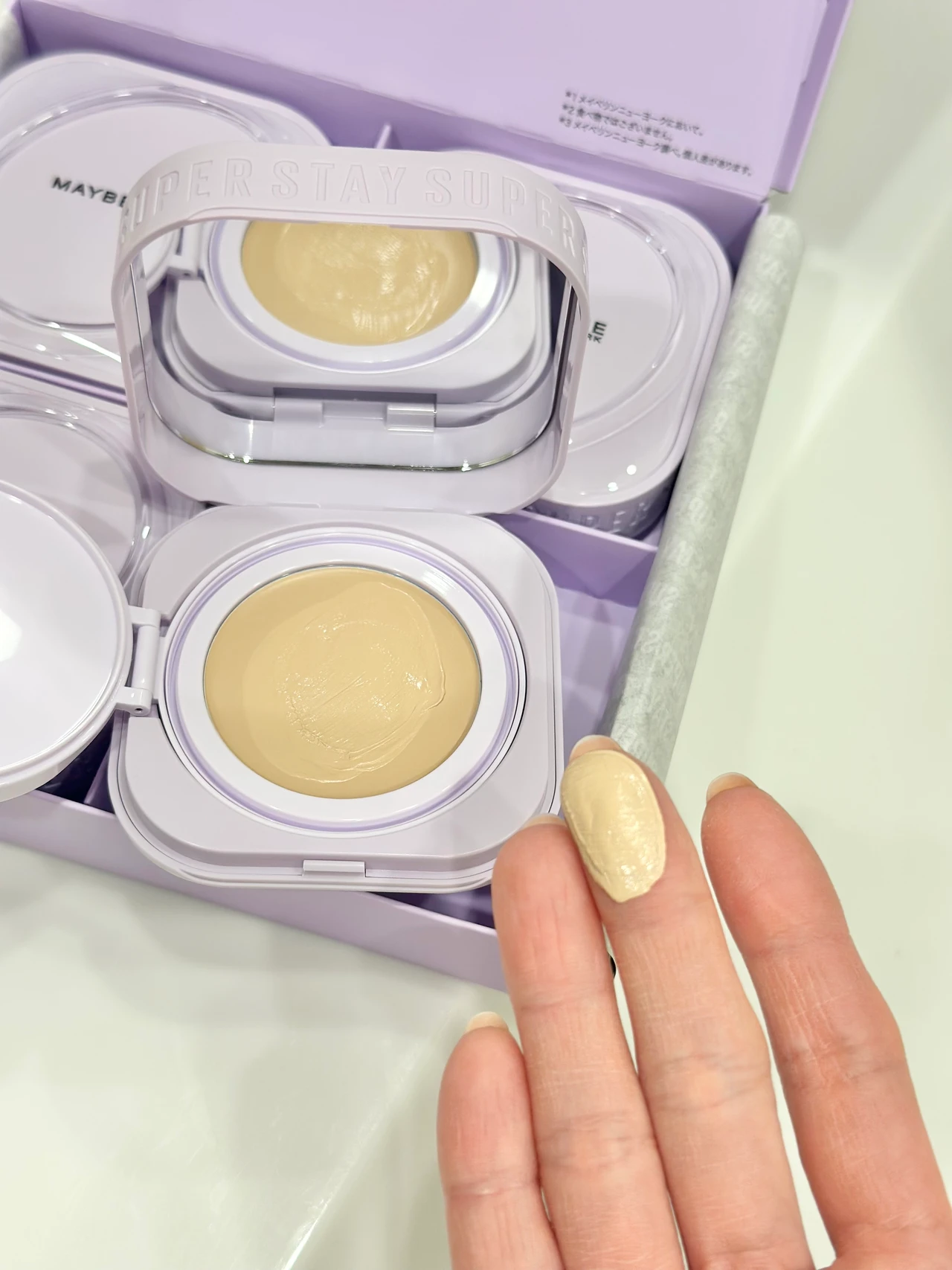 メイベリン SPステイ クリームパクト ファンデーション