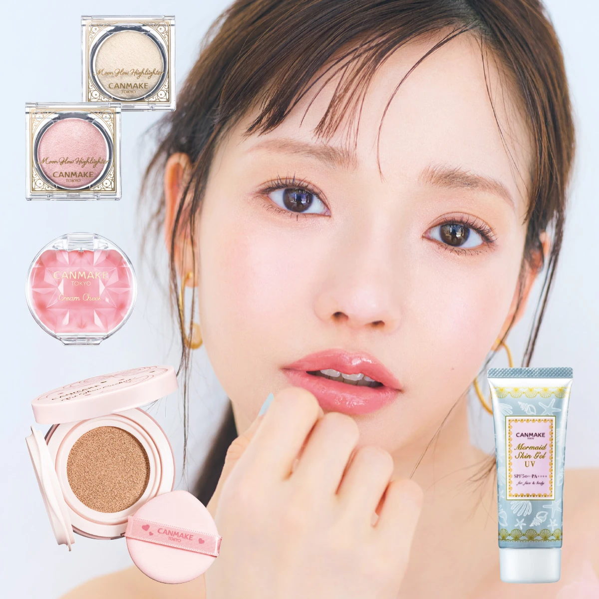 CANMAKE 夏のサラツヤ肌レシピ