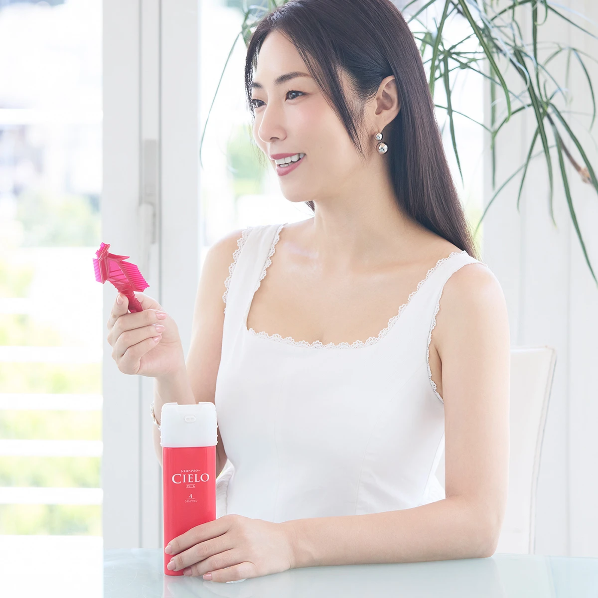 根元白髪のリタッチにはシエロのクリームタイプがオススメ