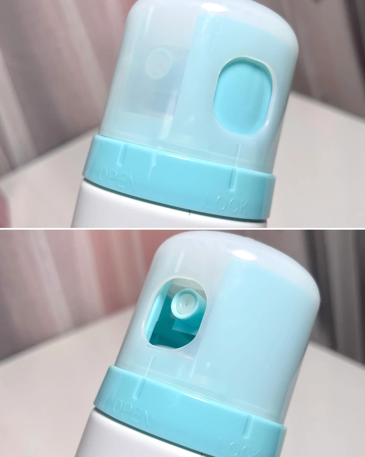 スライド式の蓋