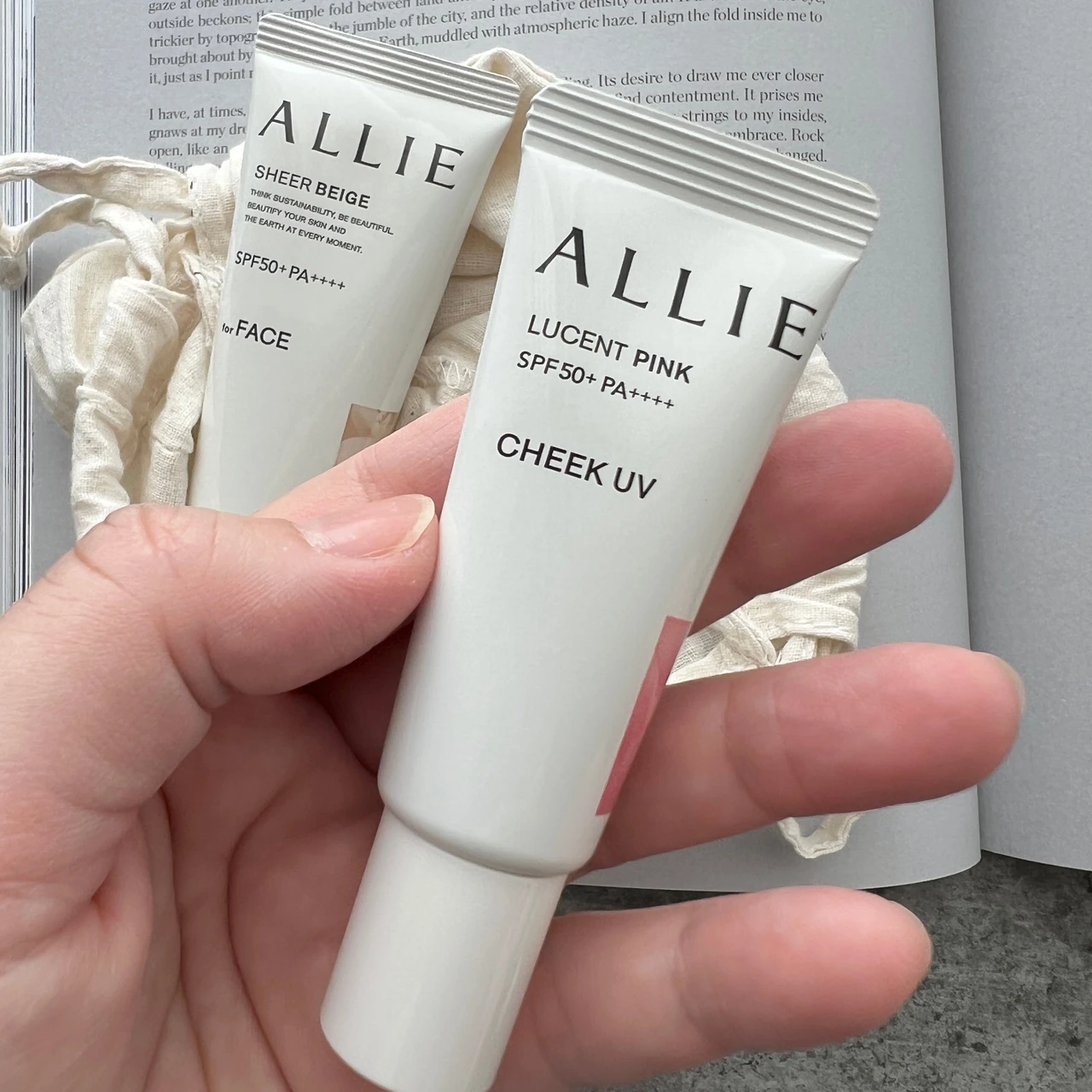 カネボウ ALLY(アリィー)から、日焼け止めだけでベースメイク&ポイントメイクが完了する【チークUV】と【ノーファンデUV】が発売!_2