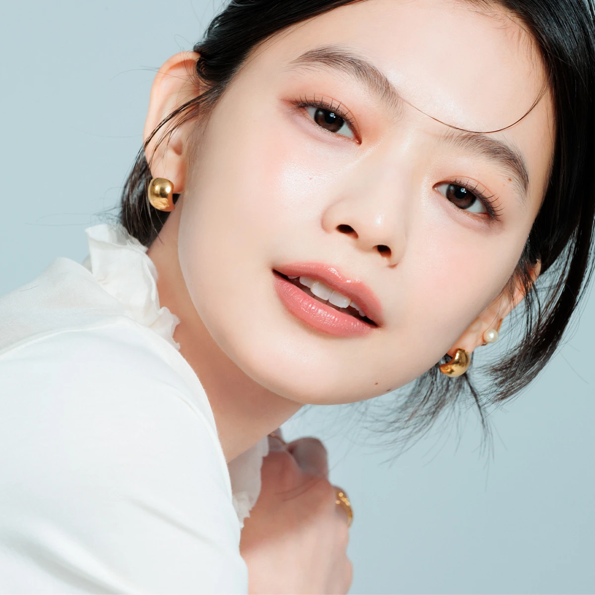 次世代まつ毛美容液　iPSence　まつ毛ケア　イプセンス　松木育未　笑顔