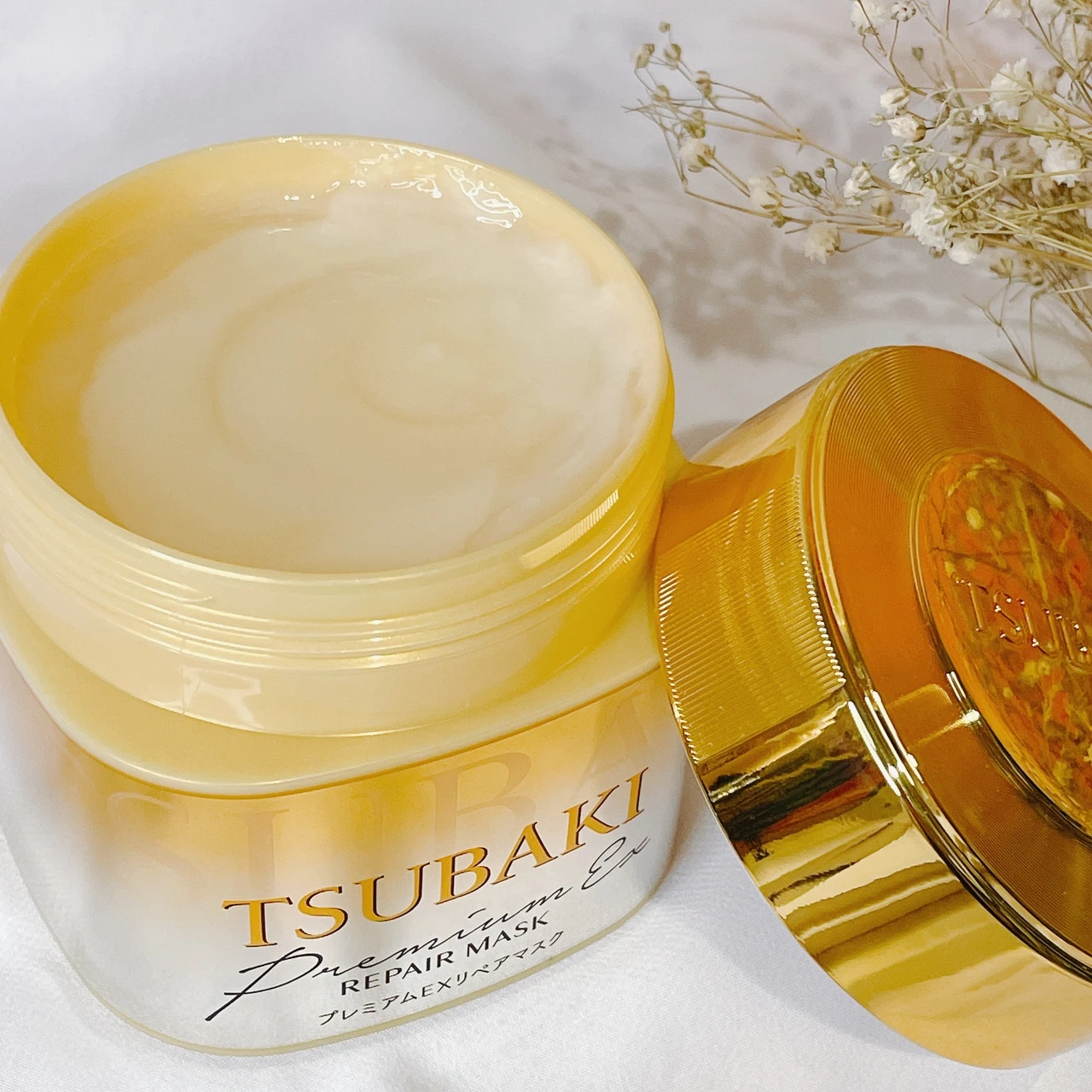 【TSUBAKI プレミアムEXシリーズ】黒TSUBAKI+金のヘアマスクで徹底ケア！艶あふれるオーラ髪へ_4_1