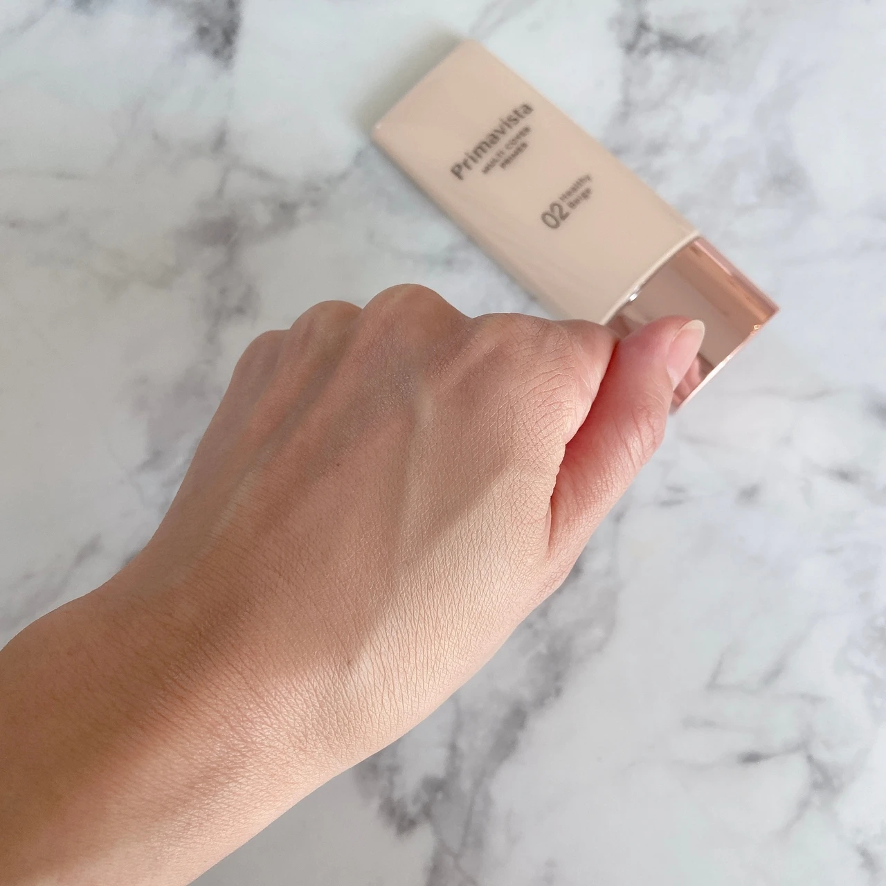 【本当にノーファンデ？？】ハイカバーBBで春肌get🌸プリマヴィスタ「ジャストワン フィニッシュ」✨_2_3