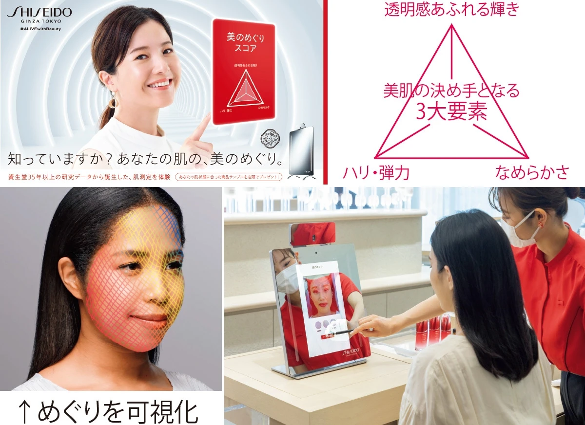 “SHISEIDO” 美のめぐりを測定する最新美容機器が登場