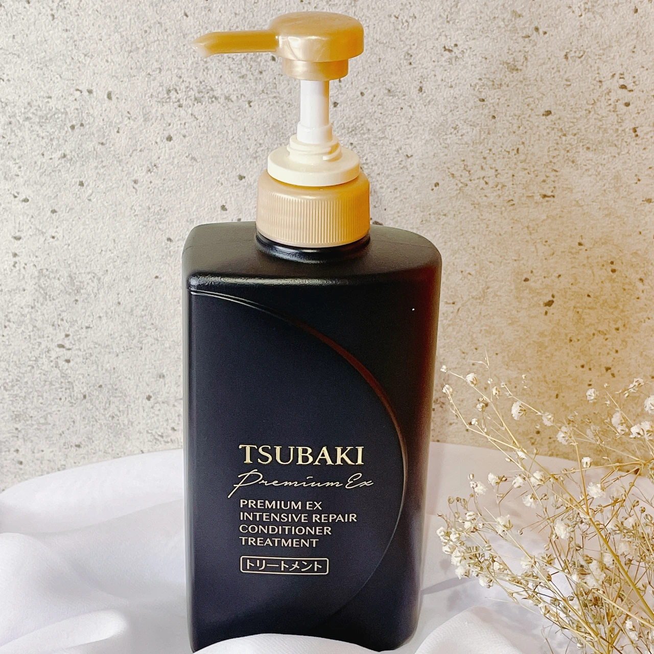 【TSUBAKI プレミアムEXシリーズ】黒TSUBAKI+金のヘアマスクで徹底ケア！艶あふれるオーラ髪へ_3_1