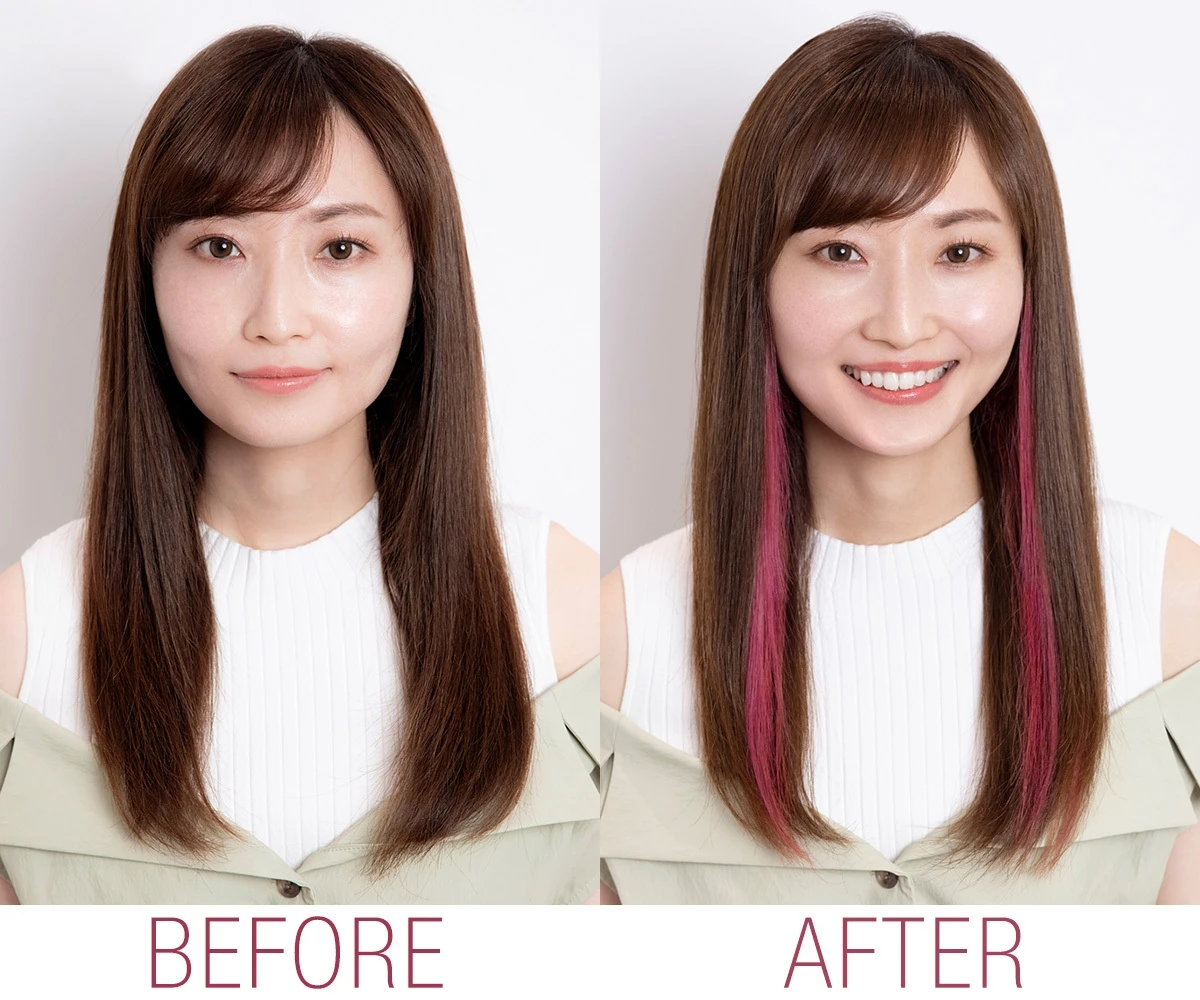 人気ヘアスタイリストが提案! ブリーチオンカラーで、マスク姿でも重くならない透明感のある髪色に_2