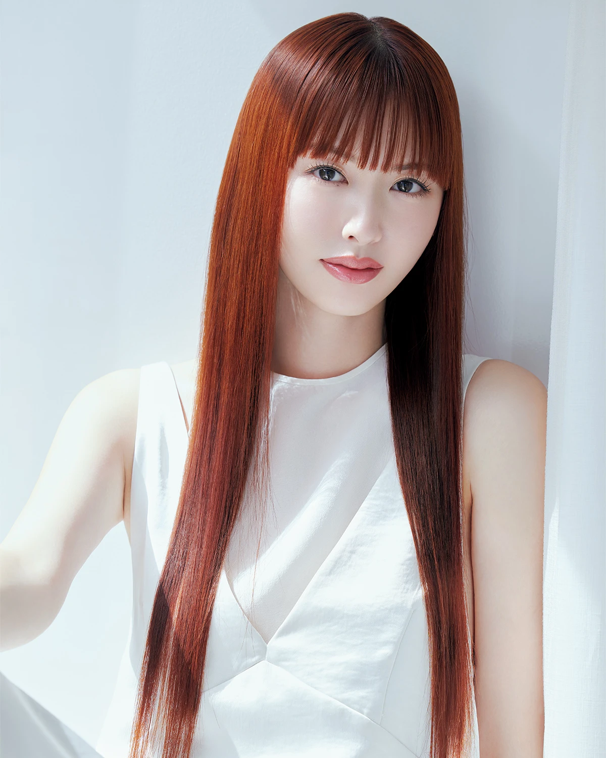 艶やかなロングヘア 鈴木えみ ヘアケア