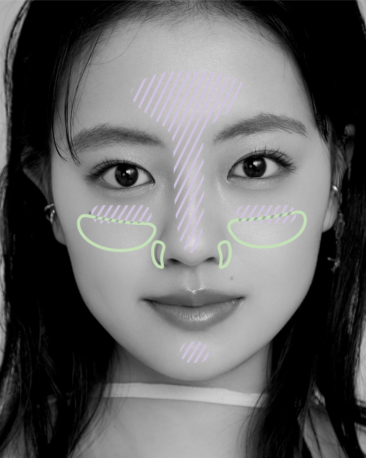 上坂樹里 エレガンス モデリング カラーベース GR400 LV600 使用メイク HOWTO