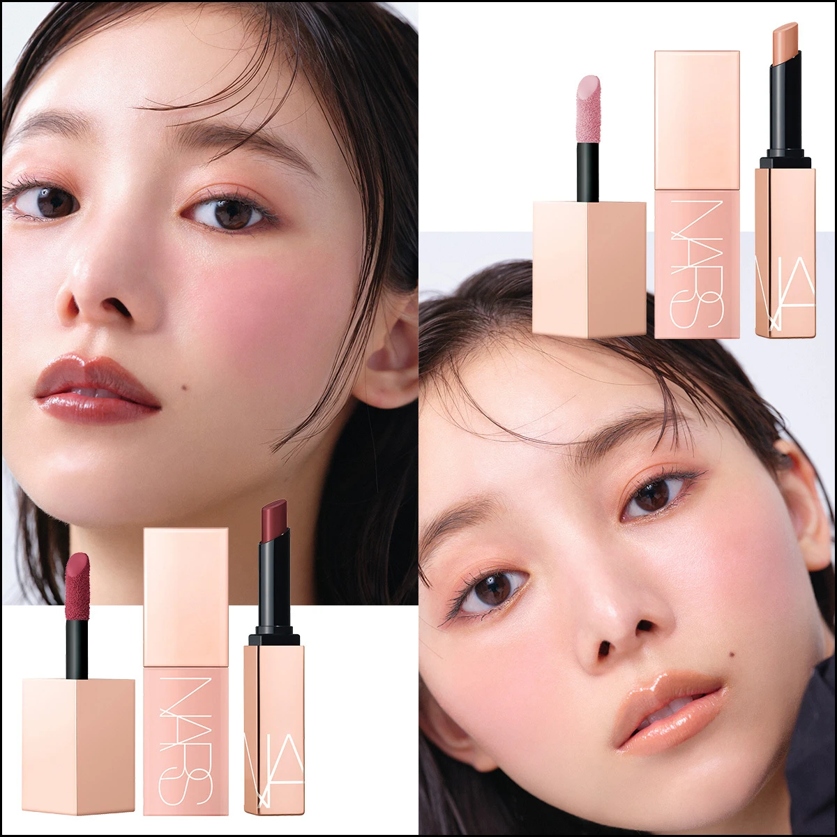 NARS×稲垣莉生「アフターグロー」のチーク&リップで、じゅわり甘く艶めいて_5