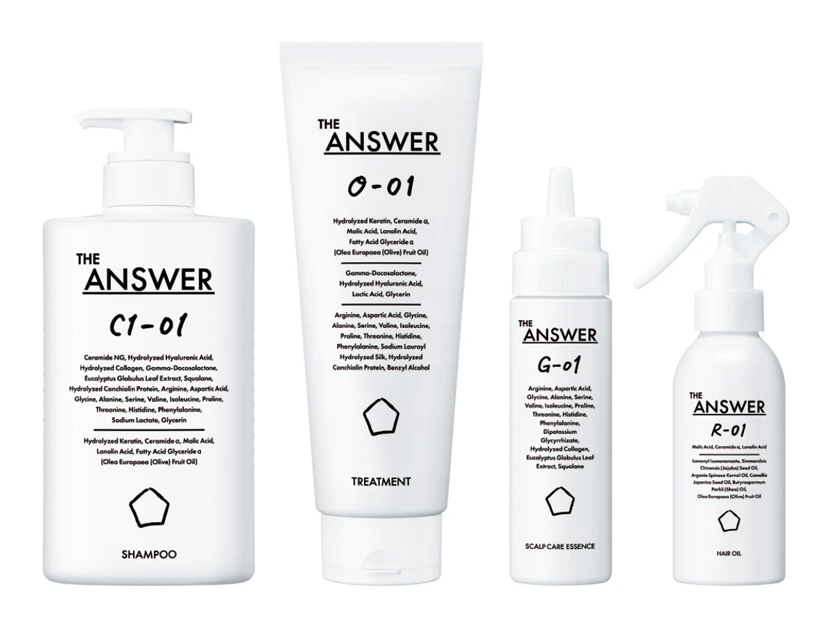 THE ANSWER ジアンサー シャンプー トリートメント 頭皮用ケアエッセンス 毛髪用アウトバストリートメント