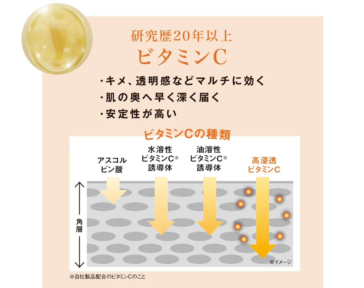 研究歴20年以上 ビタミンC