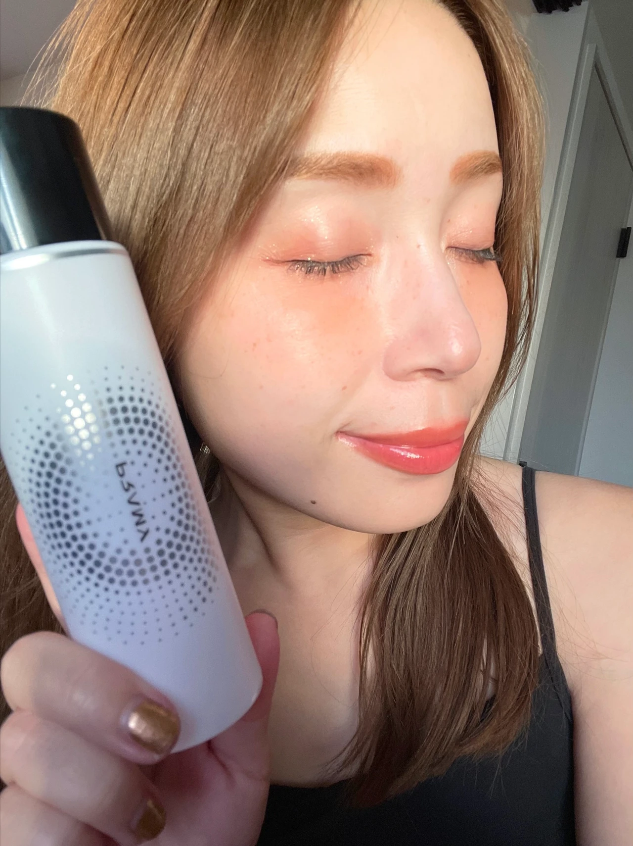 PRAMY、キープミスト、メイク