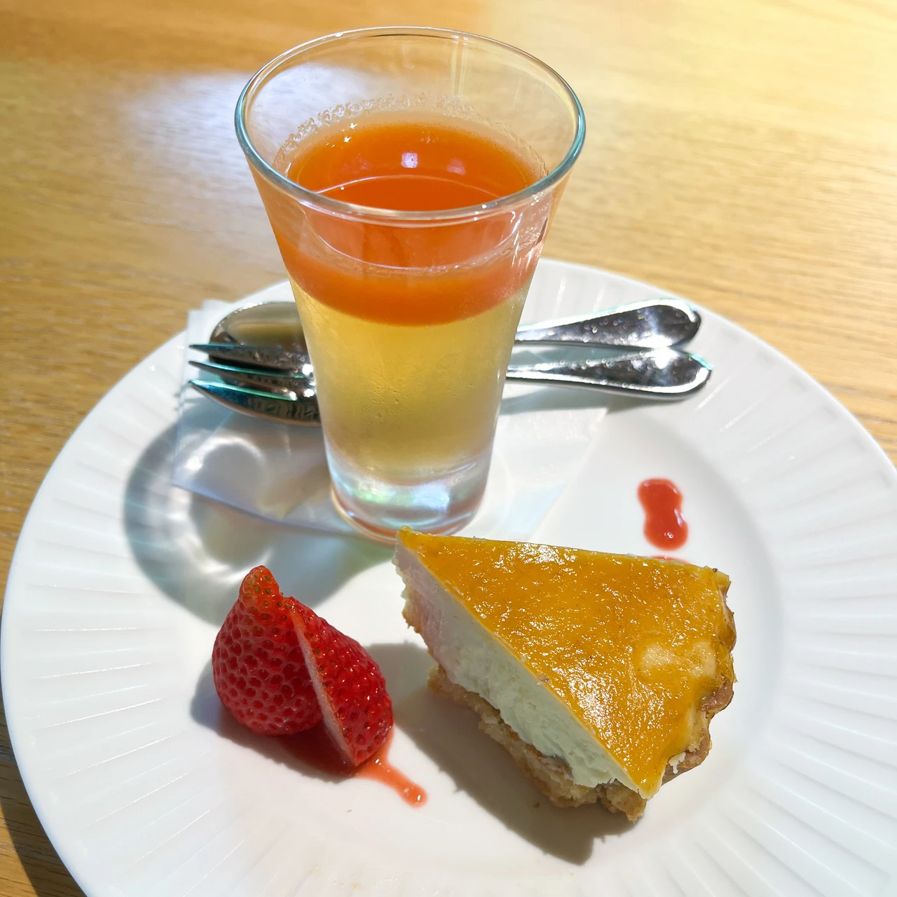 レストラン、奏樹のランチデザート