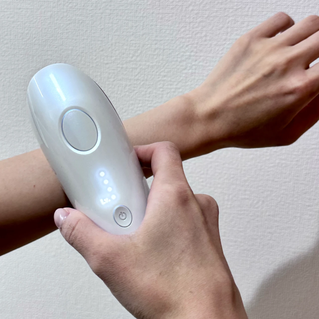 リファエピダブル 白色ランプは照射できる状態