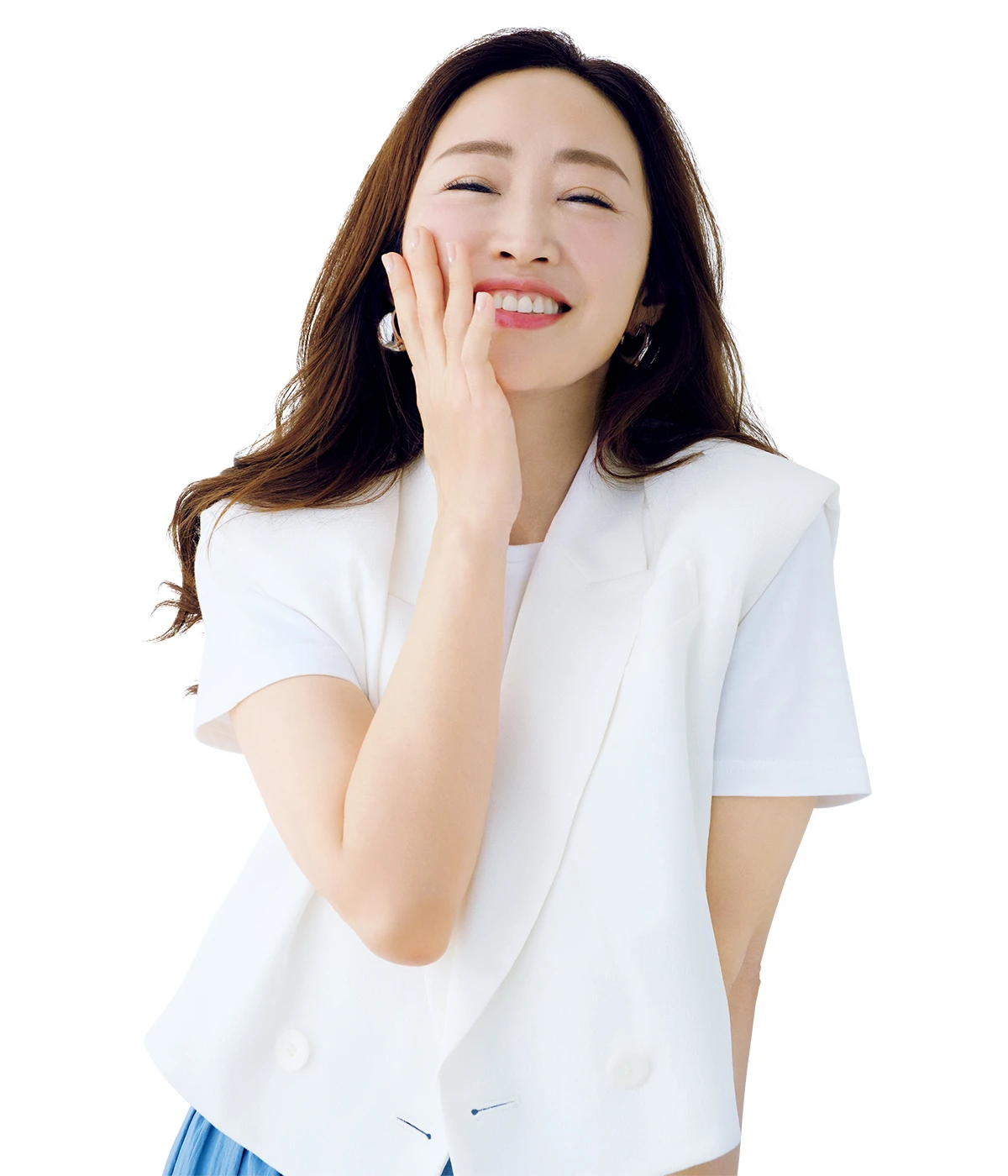 神崎恵 キュレル泡の美容液「ここが魅力です!」ナビ3