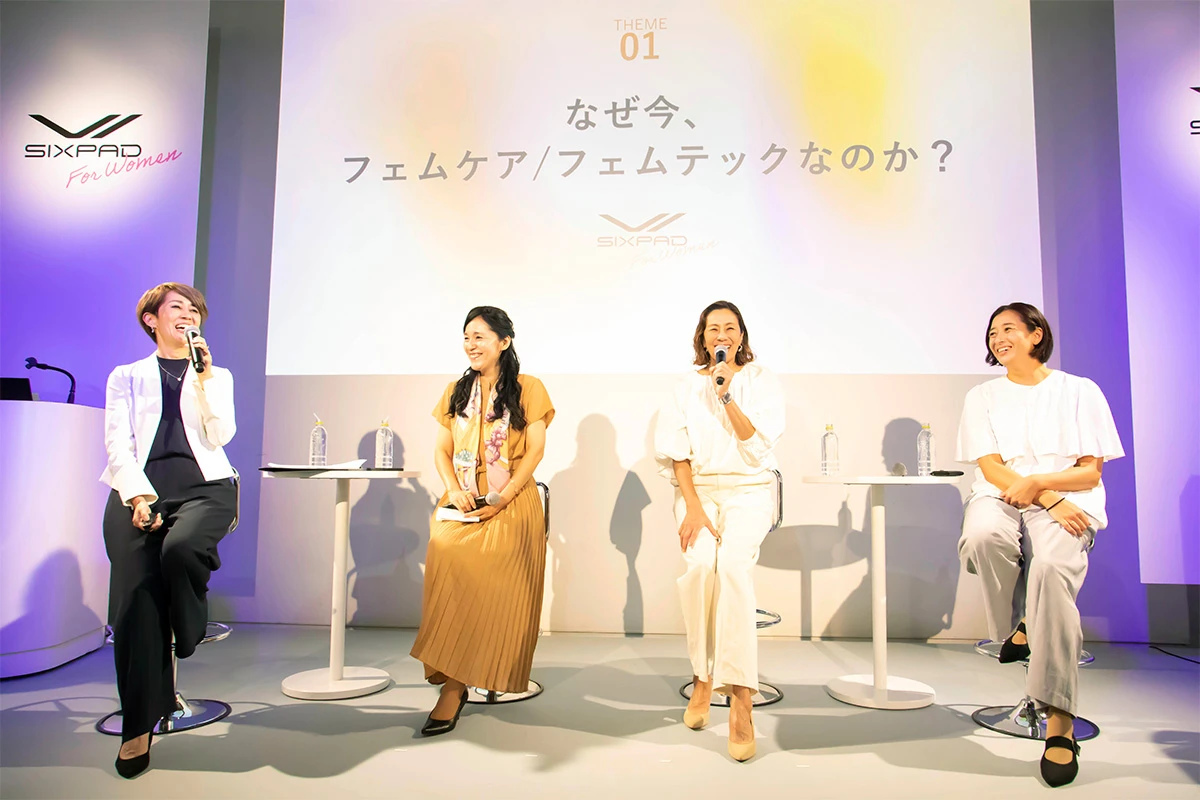 SIXPADforWomen　パネルディスカッション  RIKACO 伊藤華英 牛窪恵 石谷桂子